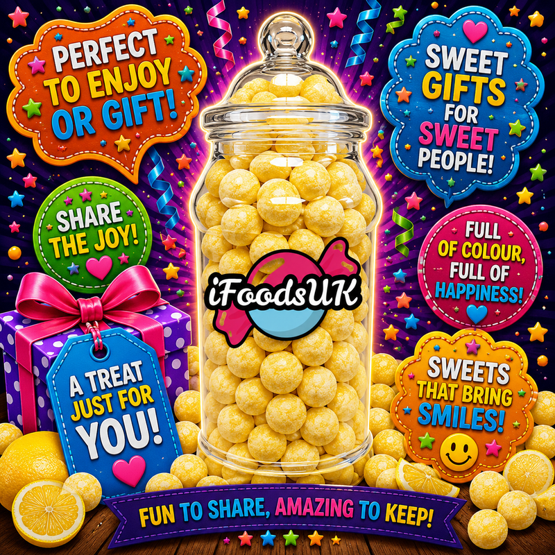 Lemon Bon Bons Gift Jar