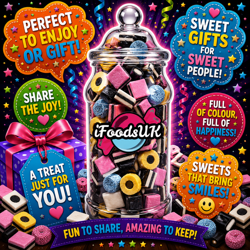 Liquorice Allsorts Gift Jar