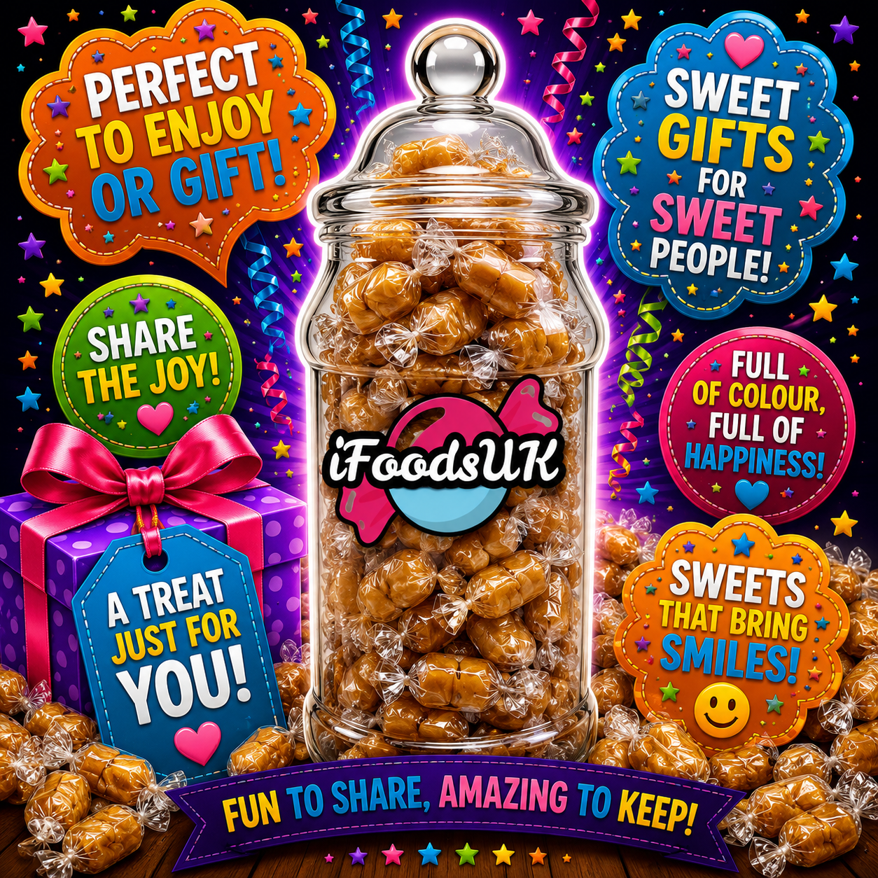 Sweet Peanuts Gift Jar