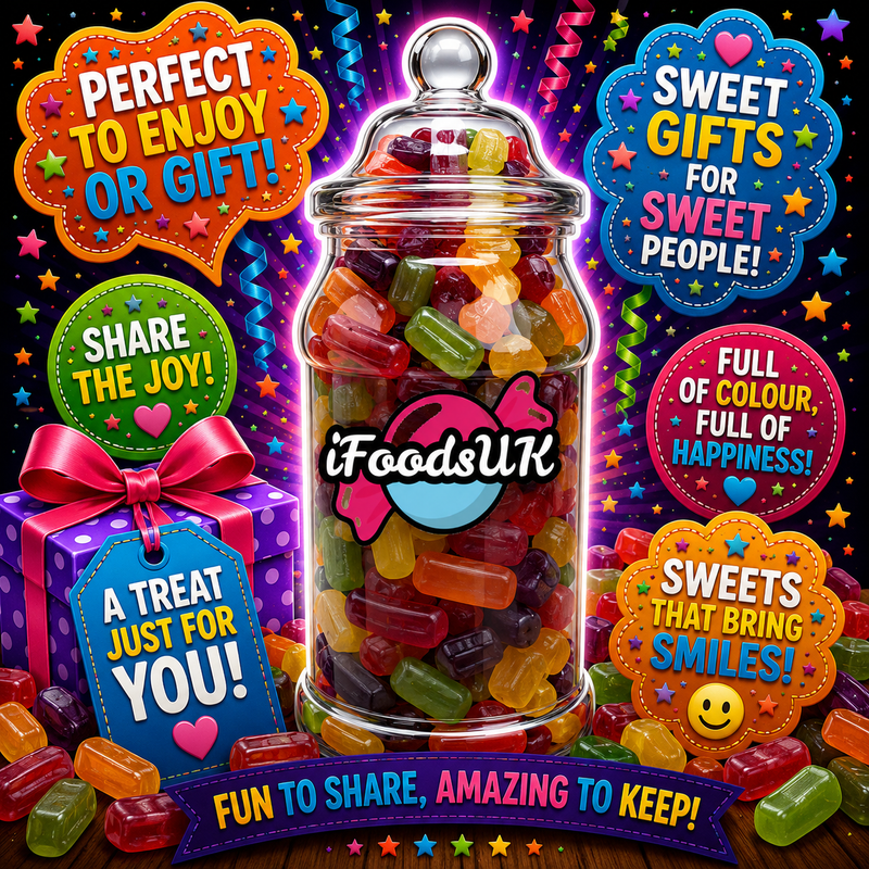 Wine Gums Gift Jar