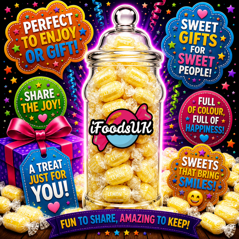 Sherbet Lemons Gift Jar