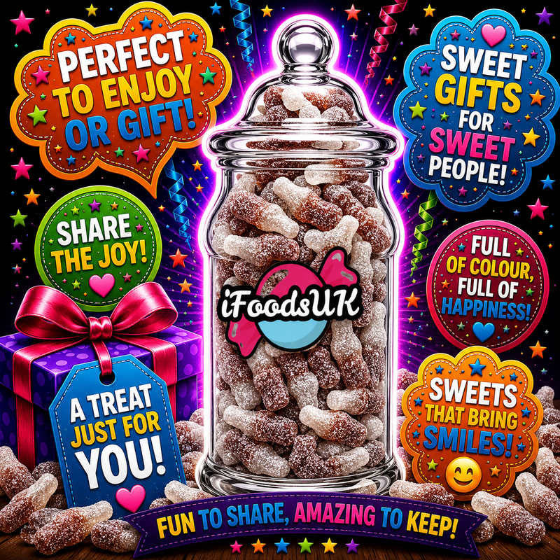Fizzy Cola Bottles Gift Jar