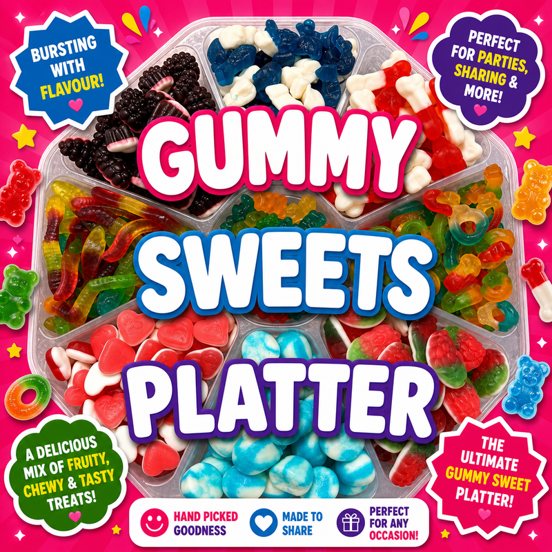 Gummy Sweets Platter