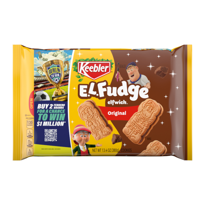 Keebler E.L. Fudge Elfwich Original Cookies 380g