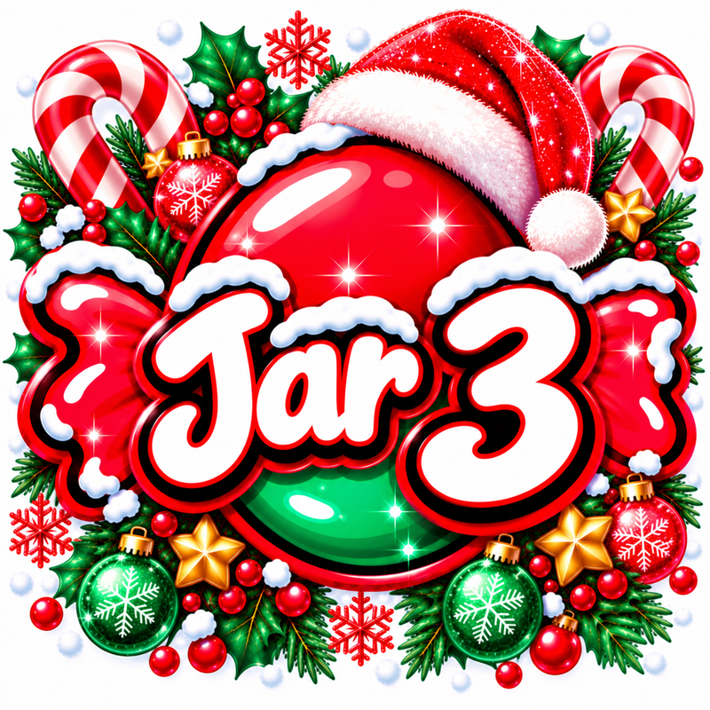 Christmas Pick N' Mix Sweets Jar
