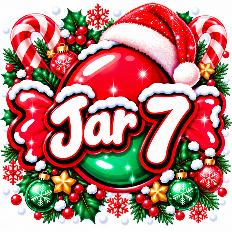 Christmas Pick N' Mix Sweets Jar