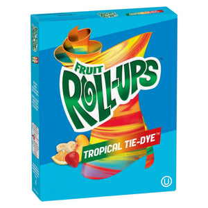 Betty Crocker™ Fruit Roll-Ups™ Gluten Free Fruit Snacks Single Serve  Strawberry Tropical Tie-Dye (72 ct) .5 oz