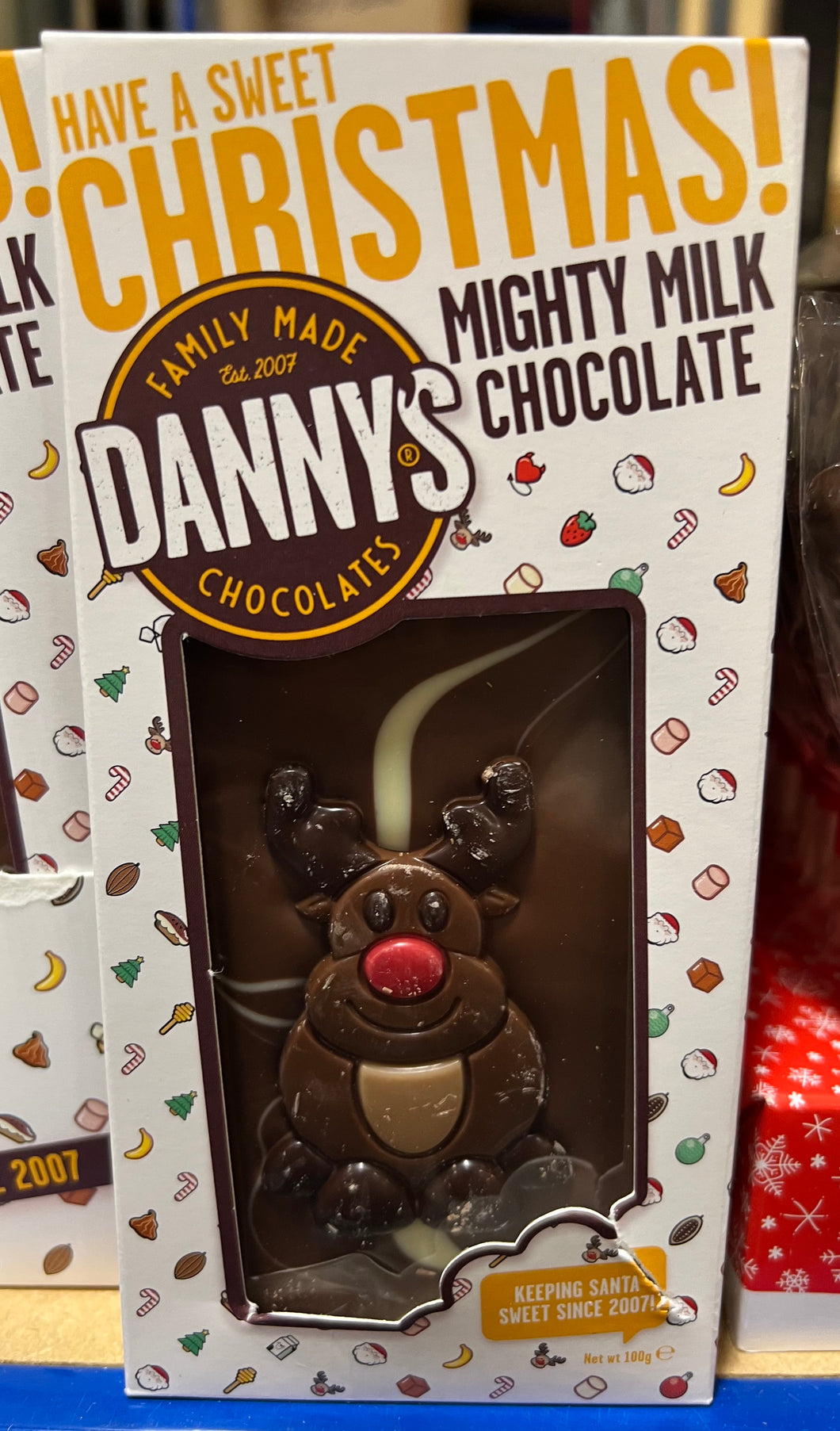 Danny's Milk Chocolate Reindeer 100g