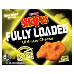 Arnott's Shapes Fully Loaded Ultimate Cheese 130g