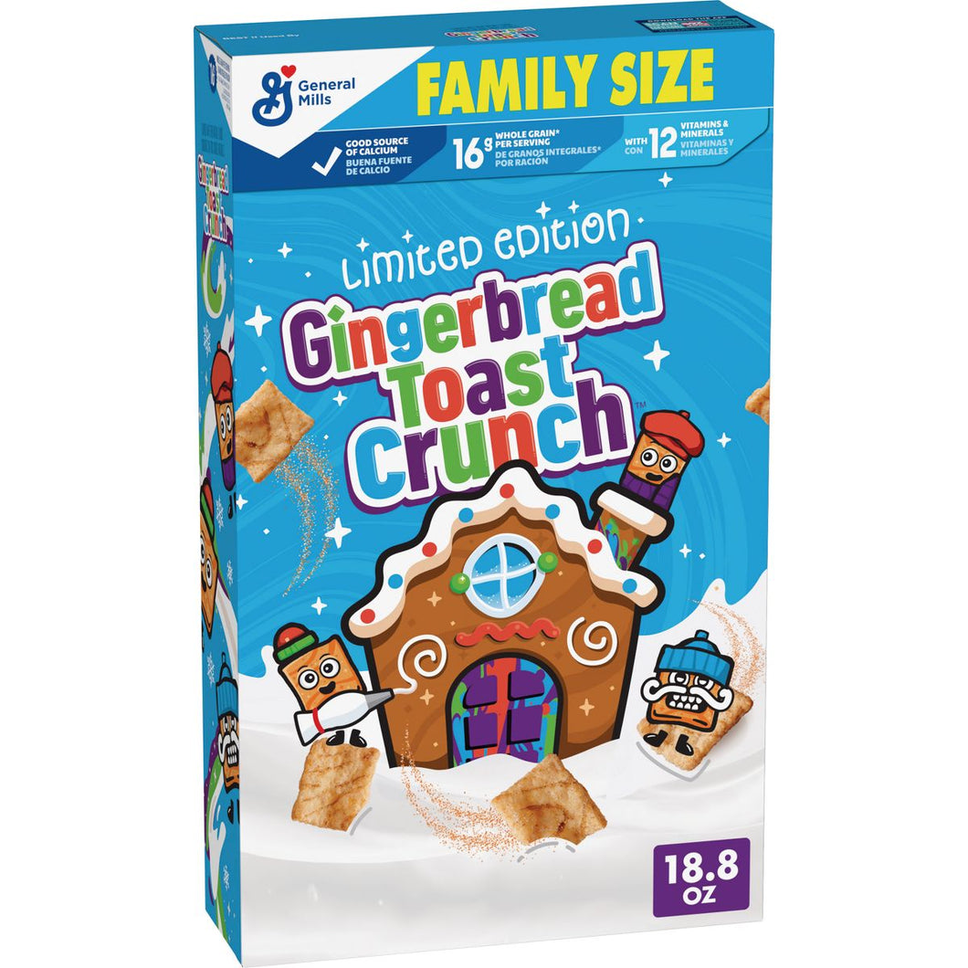 Gingerbread Toast Crunch Family Size Cereal 532g