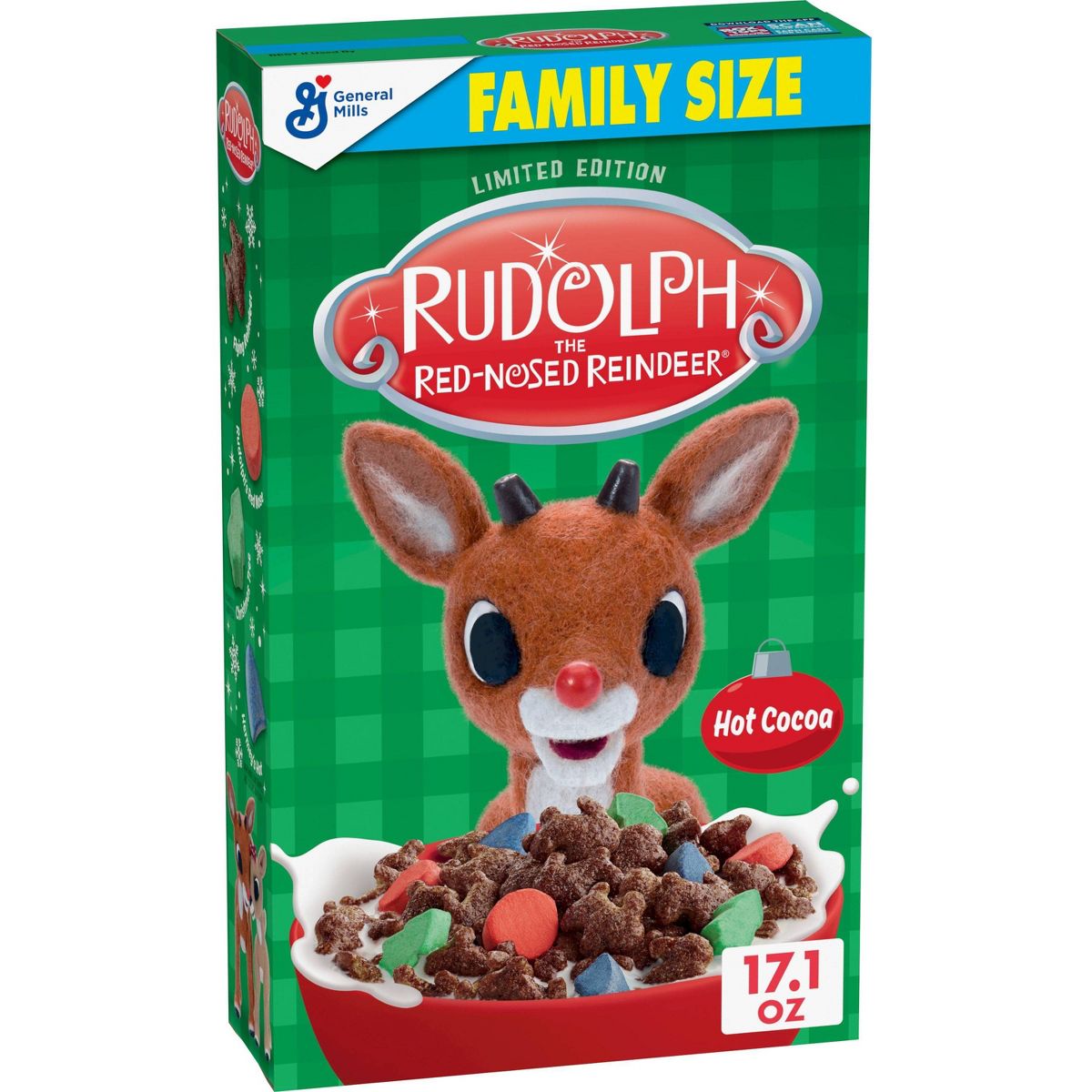 General Mills Reindeer Family Size Cereal 484g