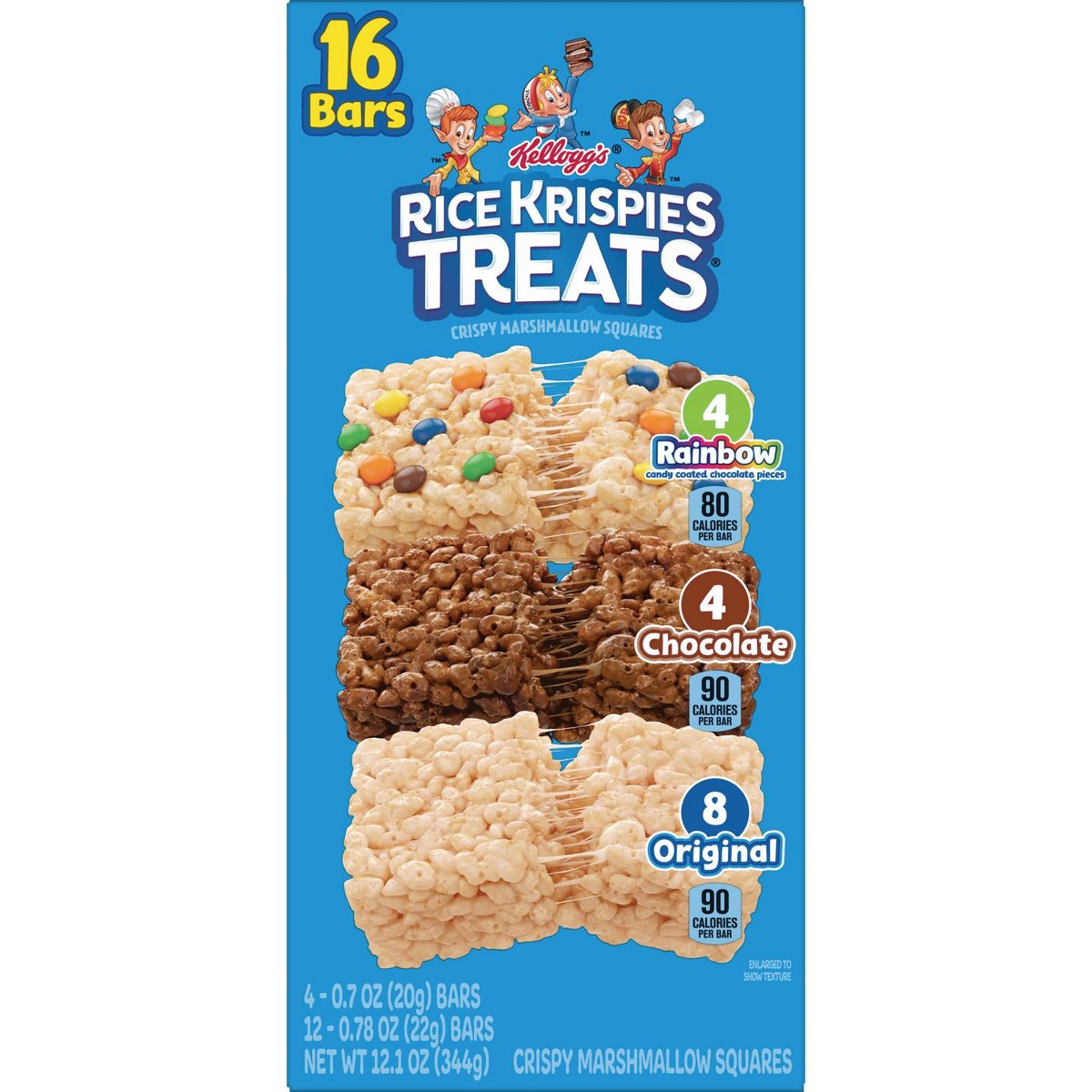 Kellogg's Rice Krispies Treats Rainbow Gems Variety Pack 16 Count