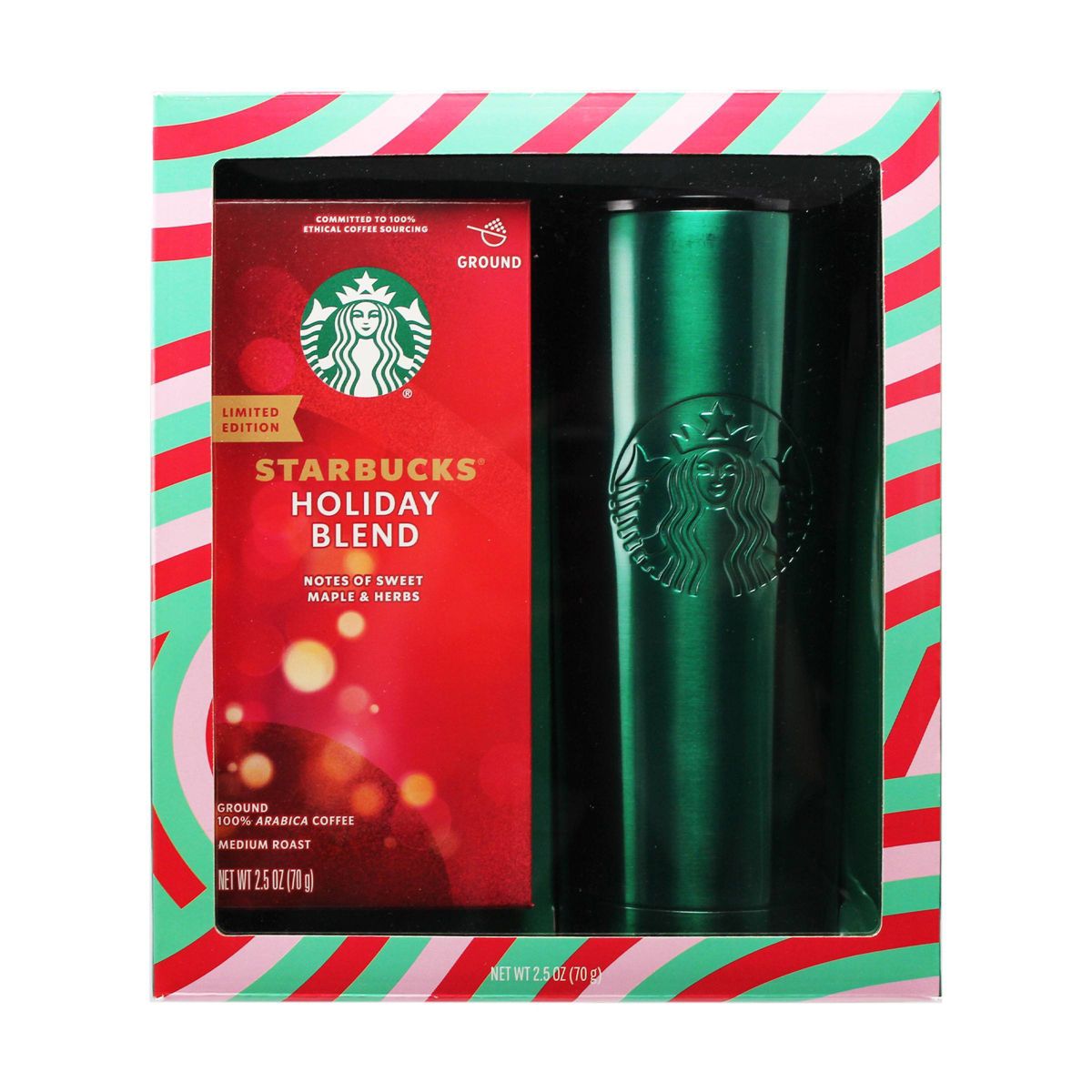 Starbucks Holiday Blend Travel Mug Gift Set 70g