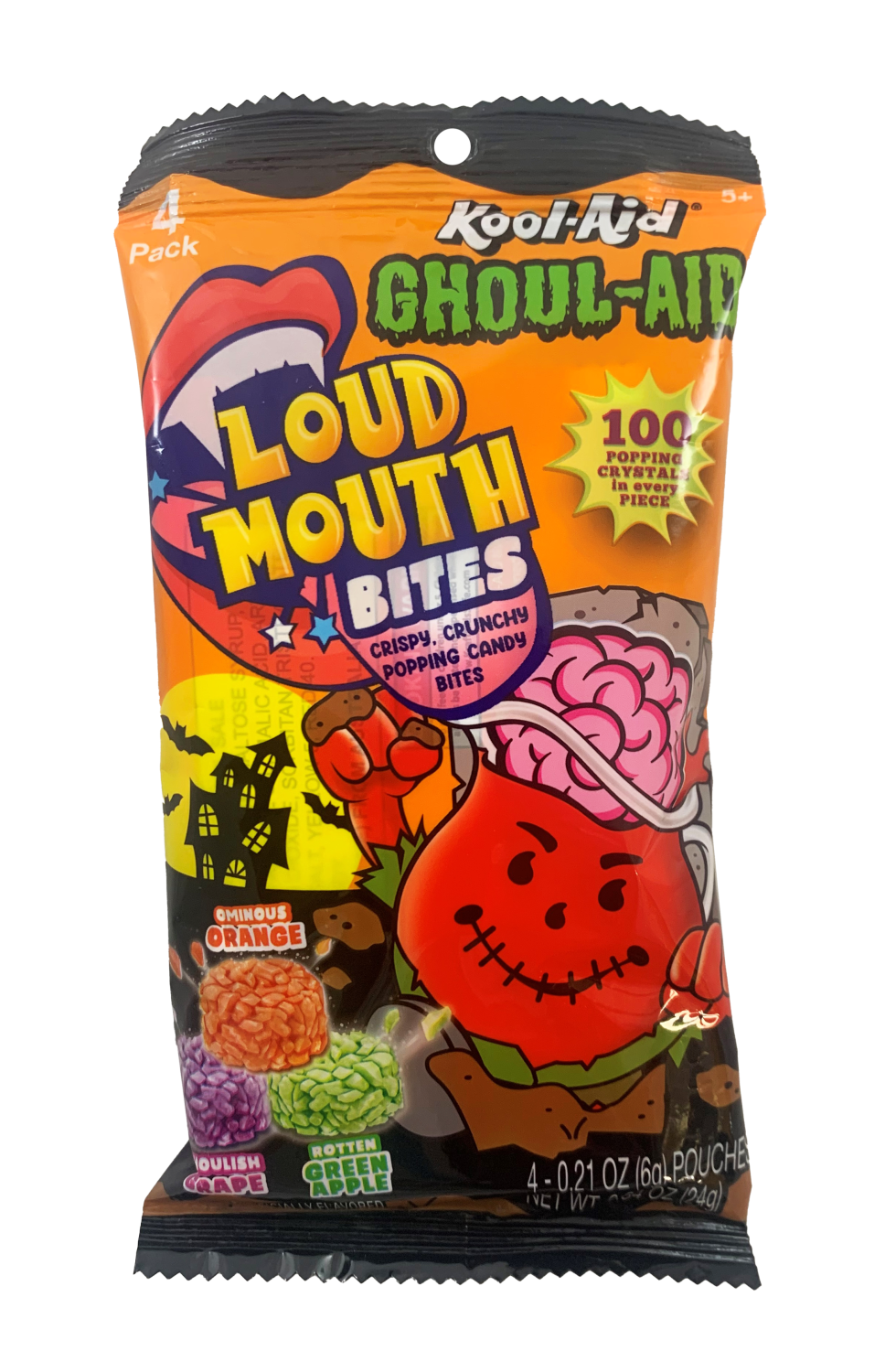Kool Aid Ghoul Aid Loud Mouth Bites 24g