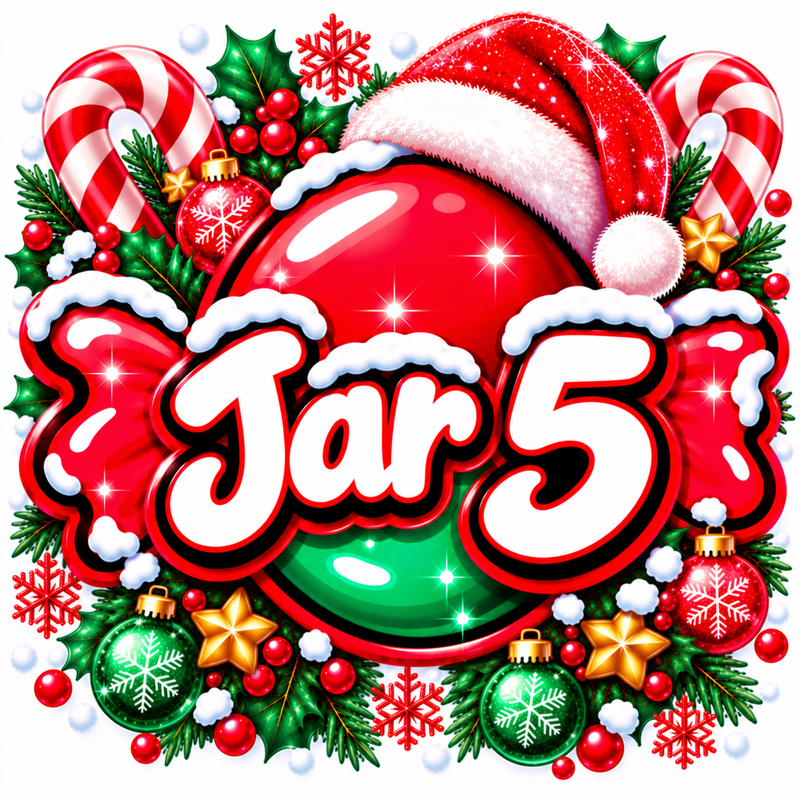 Christmas Pick N' Mix Sweets Jar