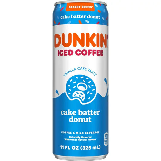 Dunkin Iced Cake Batter Donut Coffee 325ml