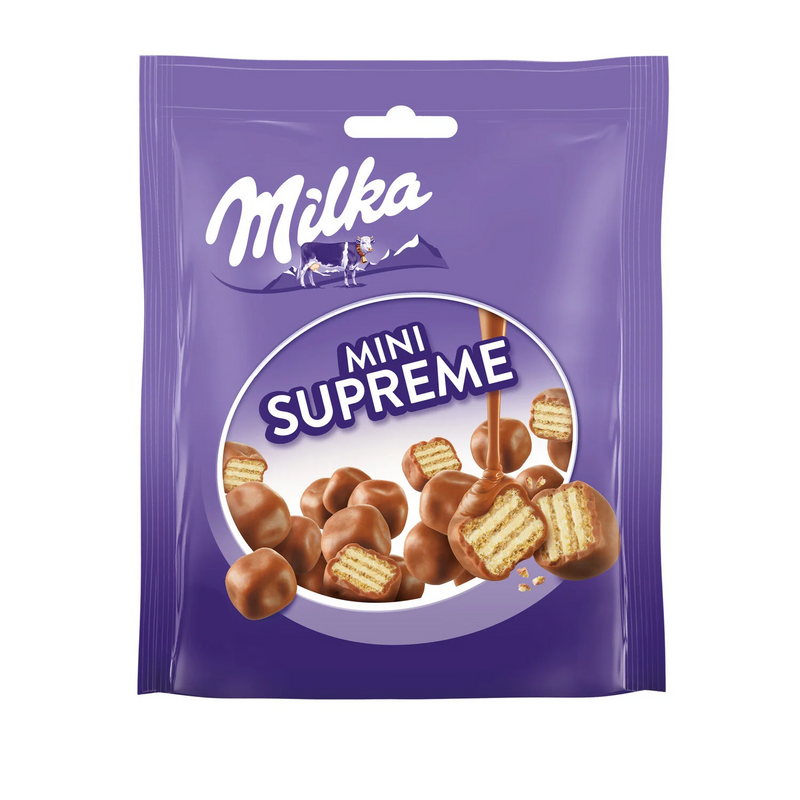 Milka Choco Mini Supreme Wafer Cubes 110g