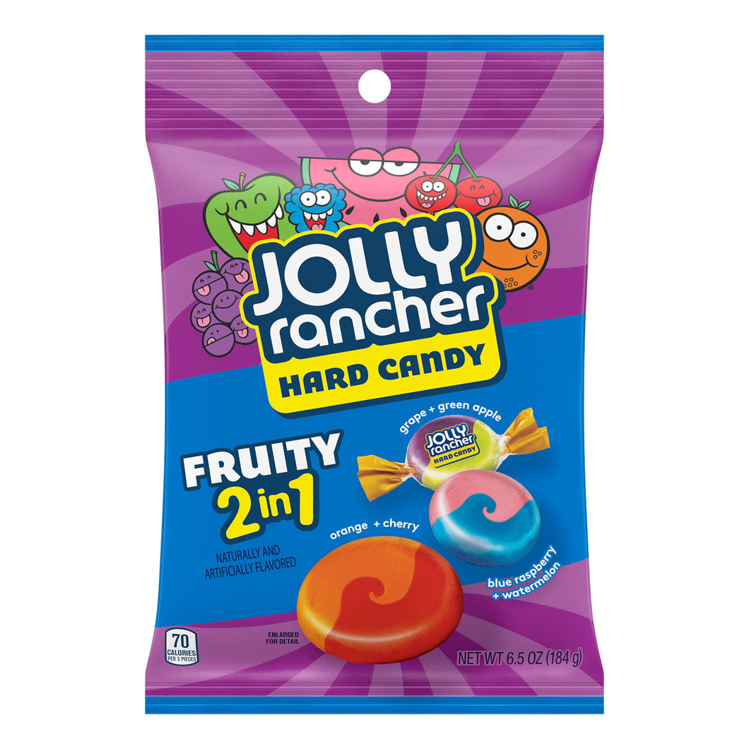 Jolly Rancher 2in1 Fruit Flavoured Hard Candy 184g International