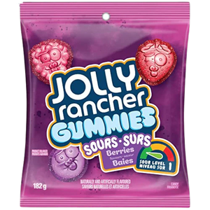 Jolly Rancher Gummies Sours Berries 182g