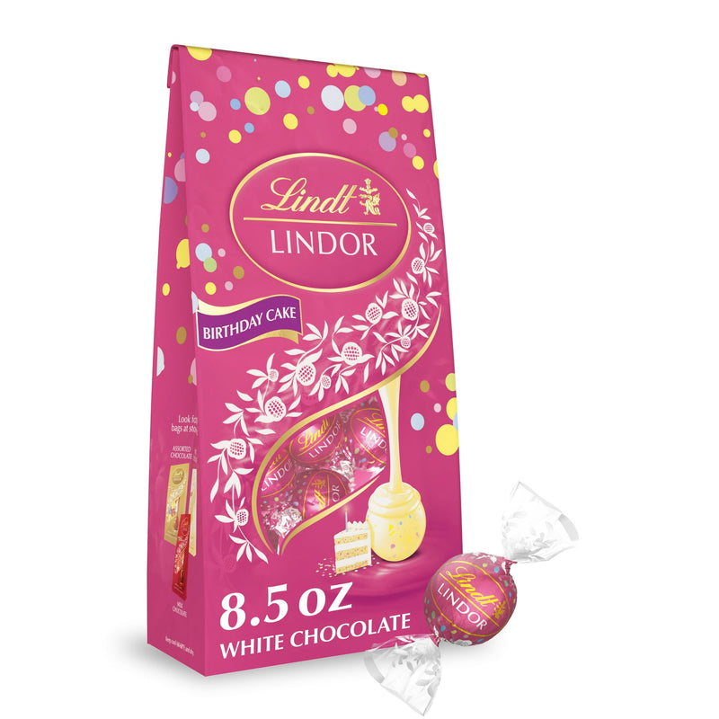 Lindt Lindor Birthday Cake 240g - Best Before 31st March 2025