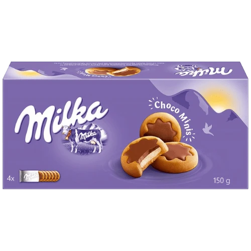 Milka Chocominis Biscuits 150g