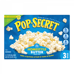 Pop Secret Homestyle Popcorn 3 Pack 147g