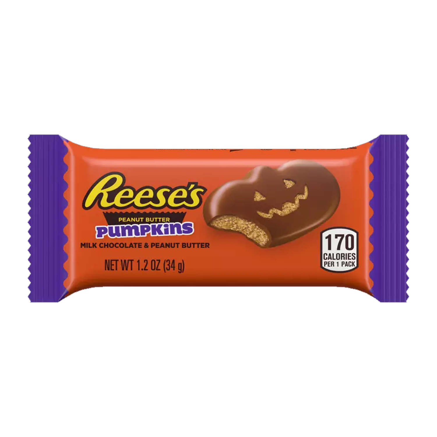 Reese's Milk Chocolate Peanut Butter Pumpkins 34g