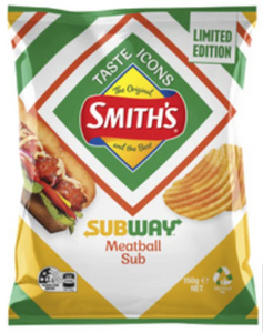 Smith’s Subway Meatball Melt Taste Icons 150g - Best Before 10th March 2024
