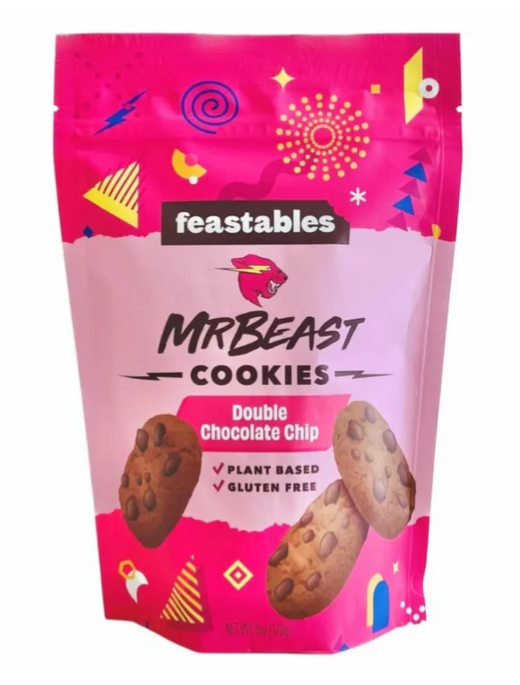 Mr Beast Feastables Double Chocolate Cookies 170g