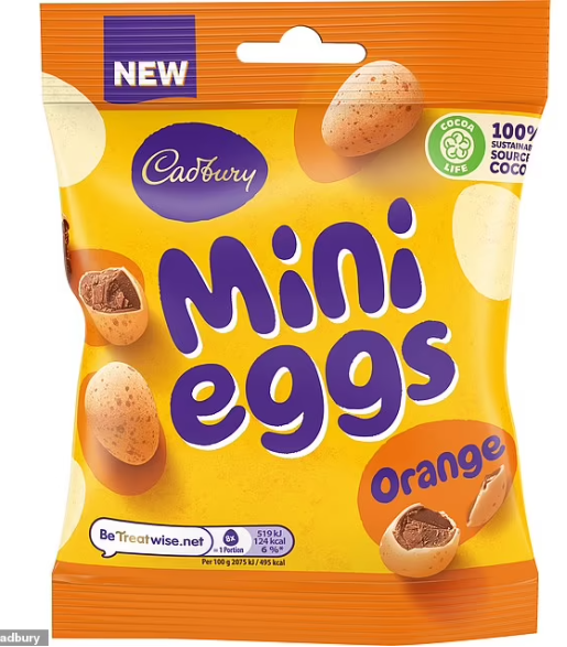 Cadbury Mini Eggs Orange 80g