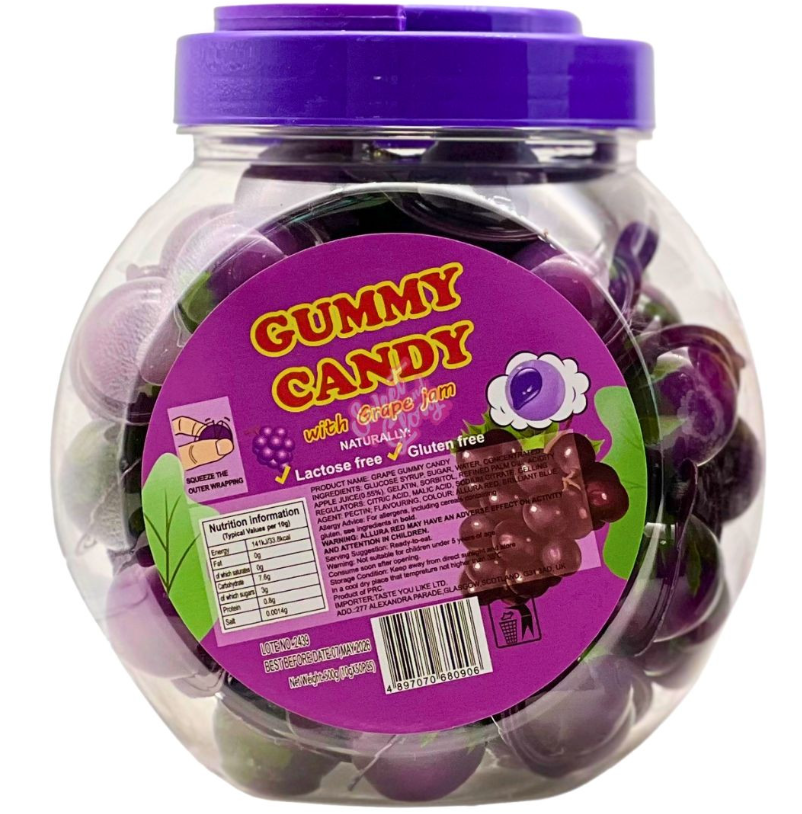 Gummy Candy - Grape Single 10g