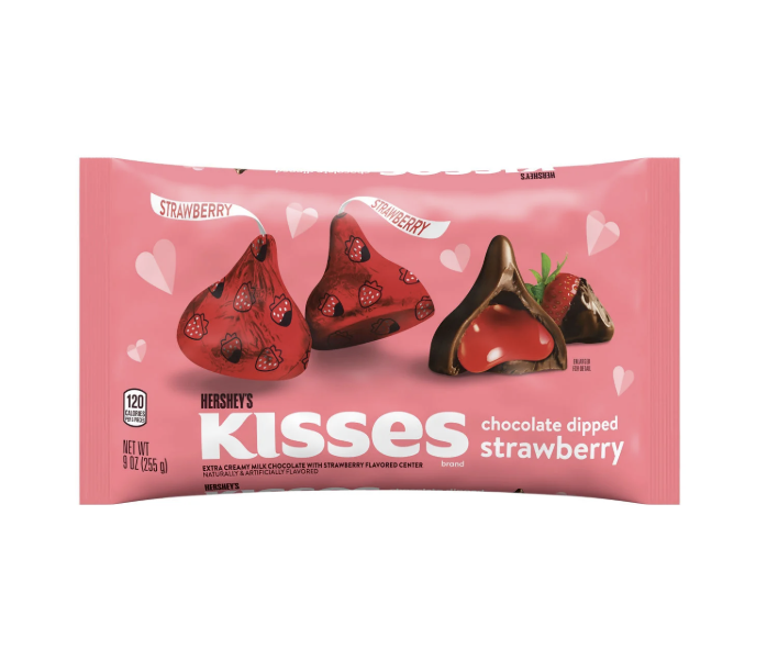 Hershey's Kisses Chocolate Dipped Strawberry Valentine's 255g
