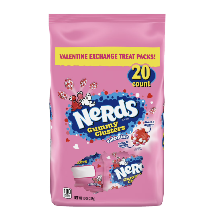 Nerds Valentine's Gummy Clusters 20 Pouches 283g