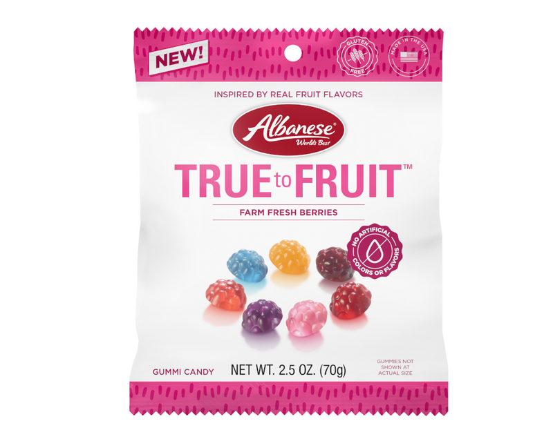 Albanese True to Fruit Farm Fresh Berries Gummi Candy 70g
