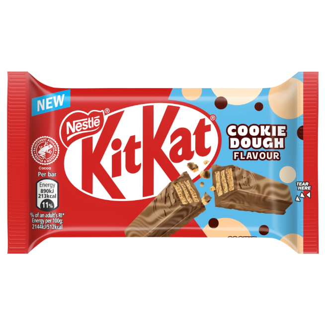 Kit Kat 4 Finger Cookie Dough Flavour Chocolate Bar 41.5g