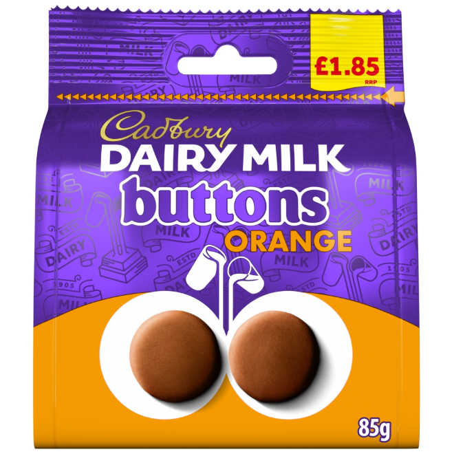 Cadbury Dairy Milk Orange Buttons 85g