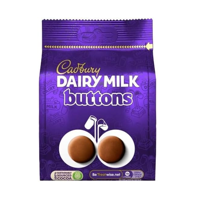 Cadbury Milk Chocolate Buttons 85g