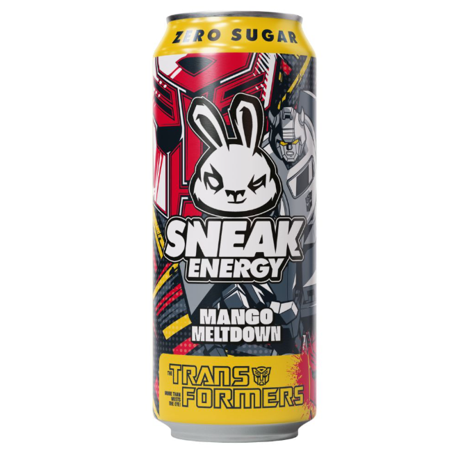 Sneak x Transformers Mango Meltdown Energy Drink 330ml