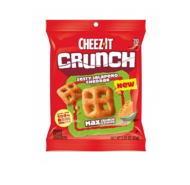 Cheez It Crunch Zesty Jalapeno Cheddar 63g