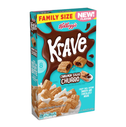 Kellogg's Krave Cinnamon Churro 476g
