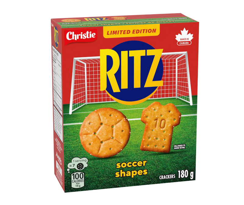 Ritz Limited Edition Soccer Shapes 180g