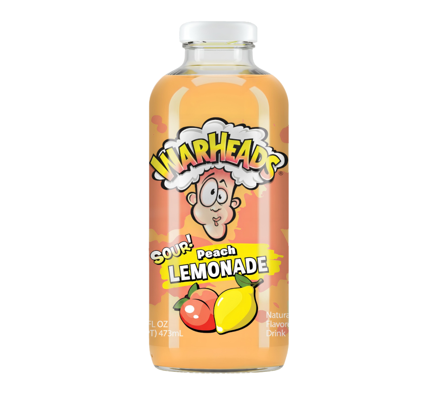 Warheads Sour Peach Lemonade 473ml