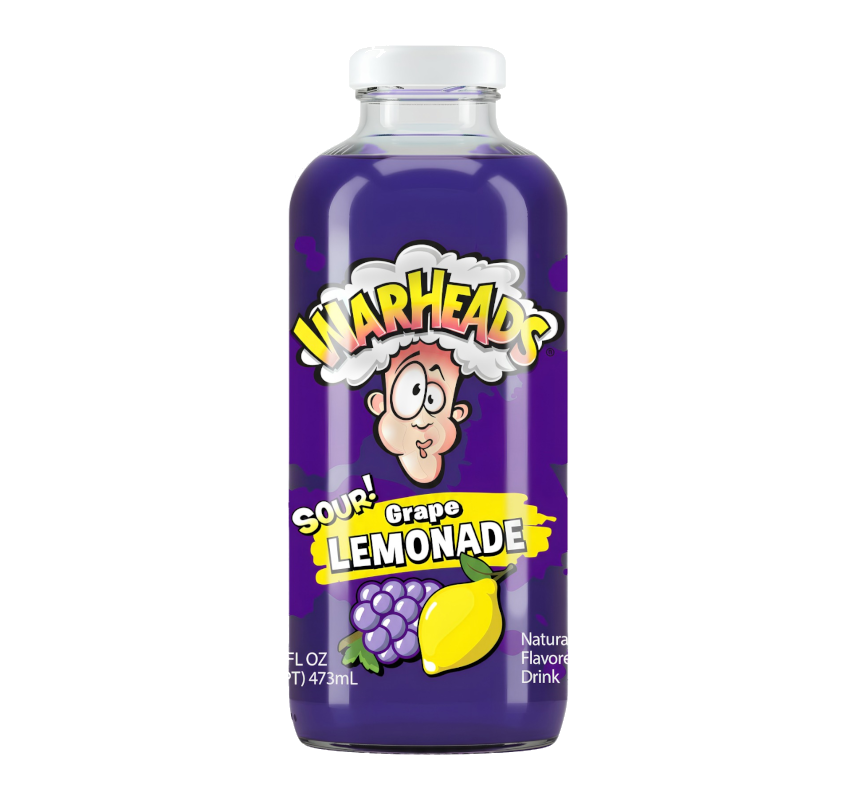 Warheads Sour Grape Lemonade 473ml
