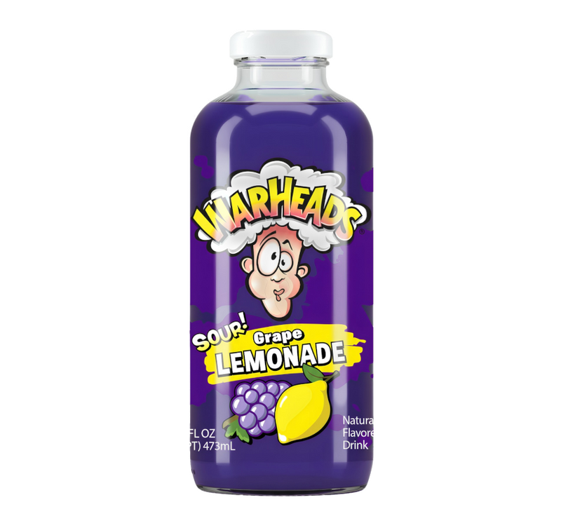 Warheads Sour Grape Lemonade 473ml