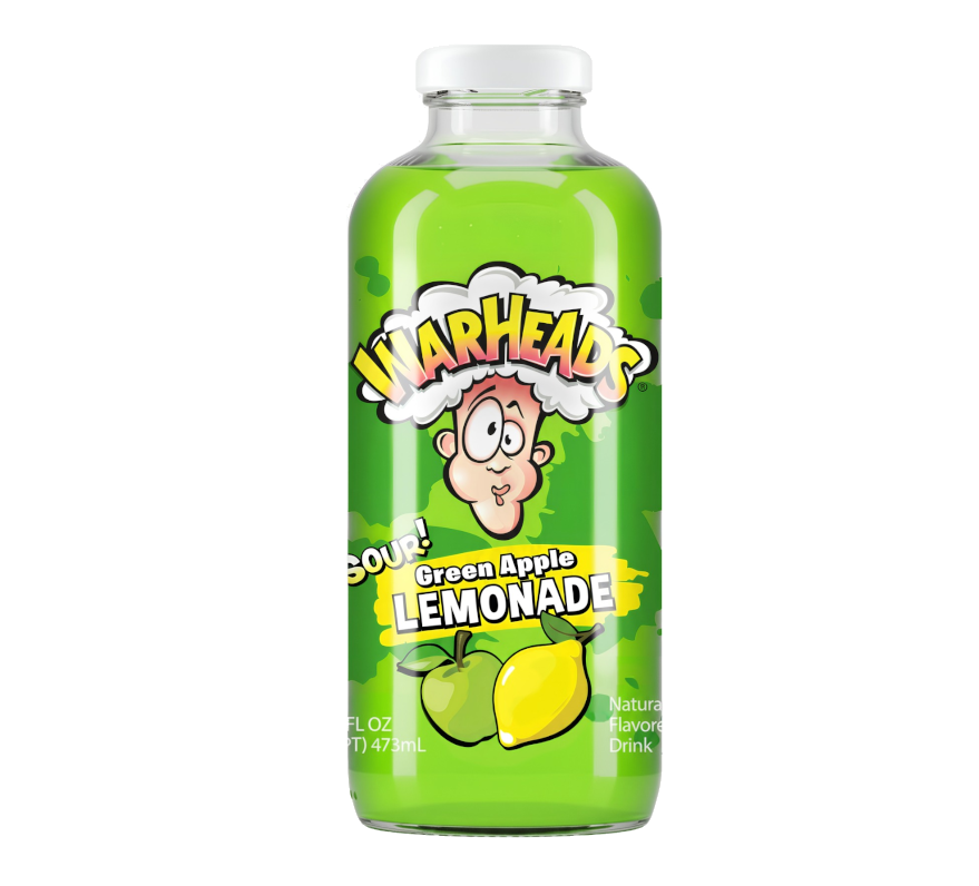Warheads Sour Green Apple Lemonade 473ml