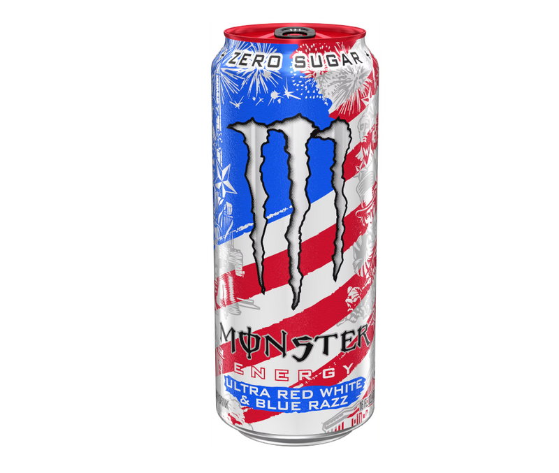 Monster Ultra Red White & Blue Razz 473ml