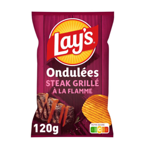 Lays Steak Crisps 120g