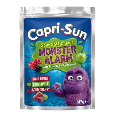 Capri Sun Monster Alarm Sour Soft Chews 120g