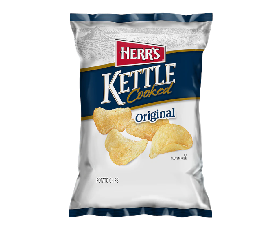 Herr's Kettle Cooked Original Chips 142g
