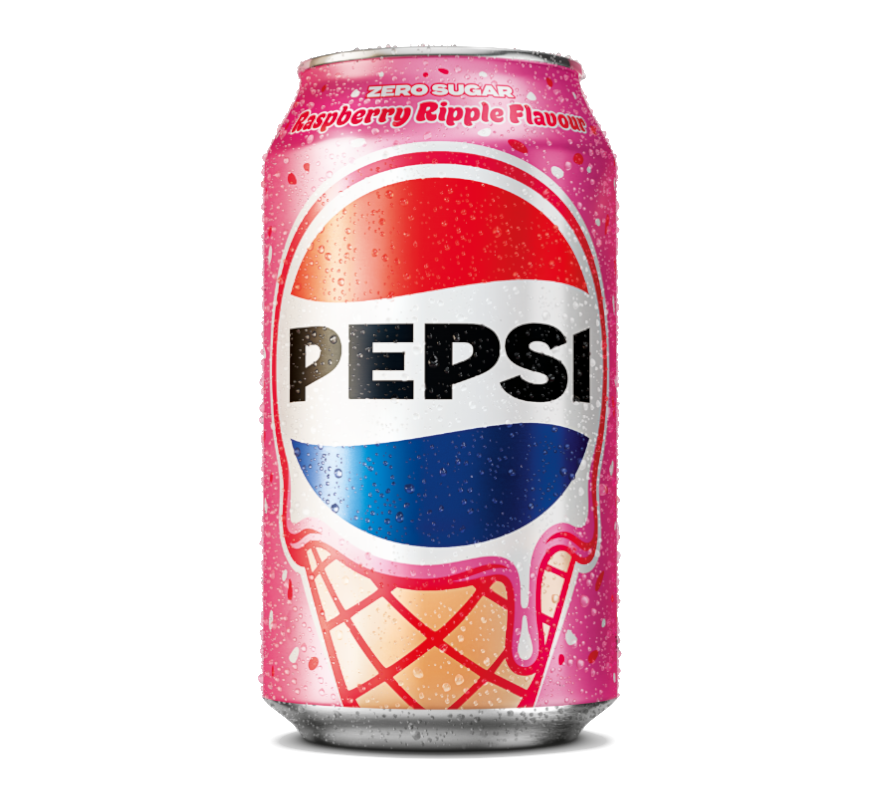 Pepsi Zero Sugar Raspberry Ripple 330ml